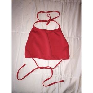 American Apparal Red Halter top